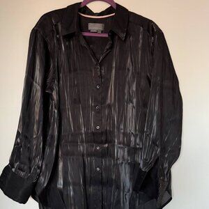 Silky Iridescent Buttondown Shirt